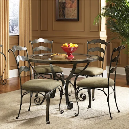 Round Dining Table & Chair Set